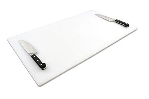 Thirteen Chefs Extra Large 30 x 18 Inch Cutting Board for Meats, Game and Fish – 1/2 Inch Thick HDPP Plastic for Food Service, 10 pounds