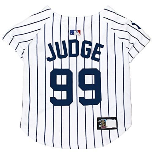 MLBPA Dog Jersey - Aaron Judge #99 Pet Jersey - MLB New York Yankees Mesh Jersey, Large