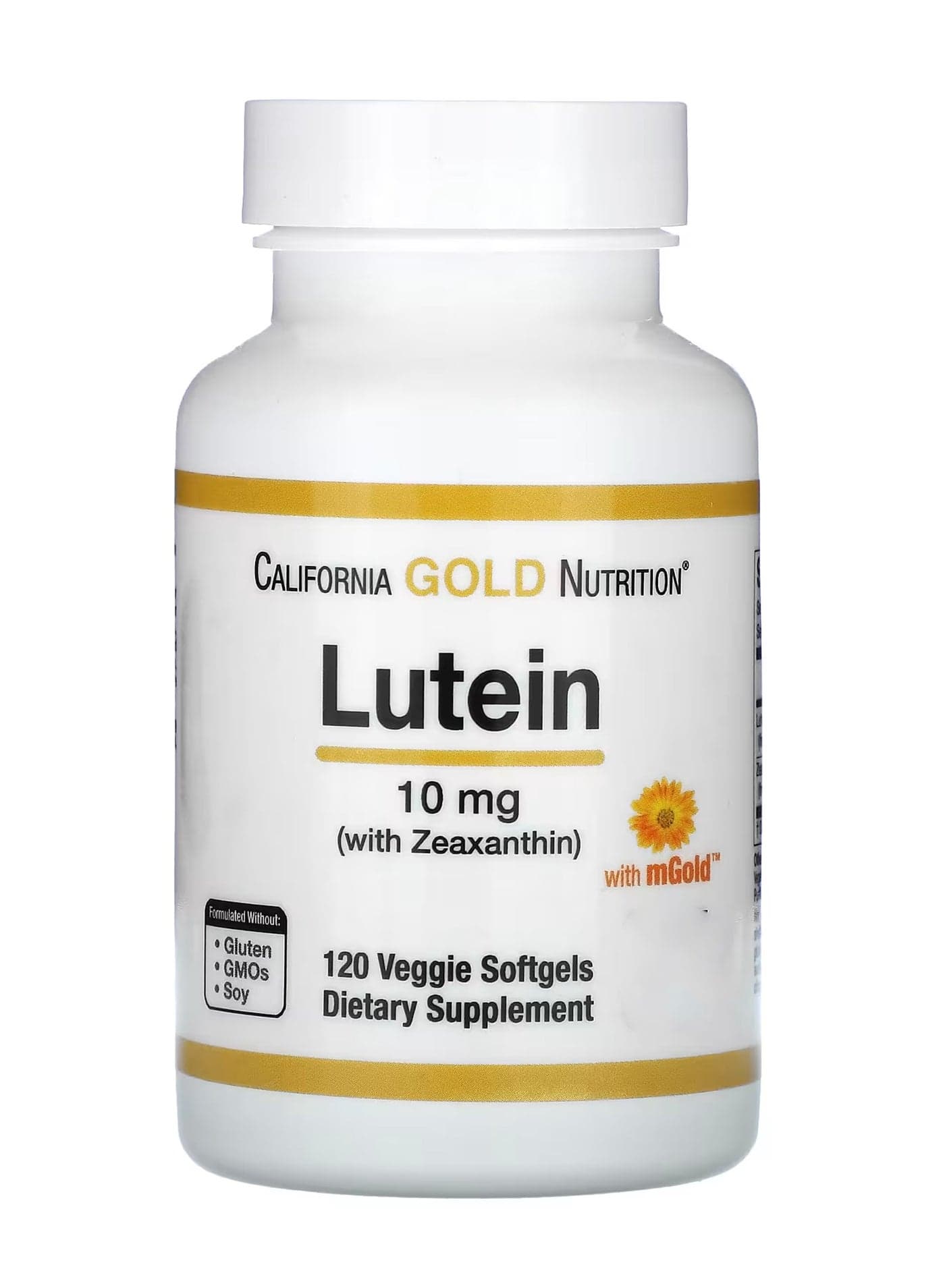 Lutein with Zeaxanthin, 10 mg, 120 Veggie Softgels