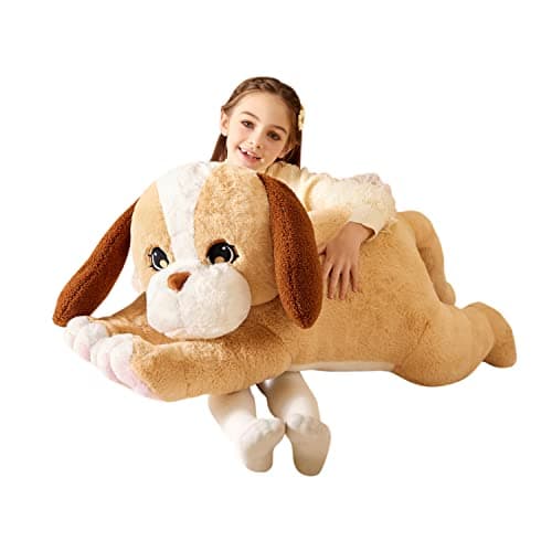 Tumyay Giant Labrador Dog Stuffed Animal Plush Soft ToyLarge Yellow Puppy Toys Jumbo 30 Cute Big Size Huge PlushieBirthday Gifts for Kid
