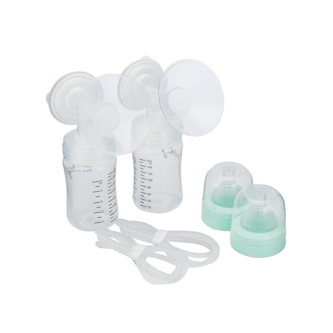 Motif Medical Luna Double Breast Pump Replacement Parts Breast Pump Parts WBottles Nipples Tubing Valves Breast Shields 24mm Diaphragms Connectors More Safe EasytoUse Breast Pump Kit