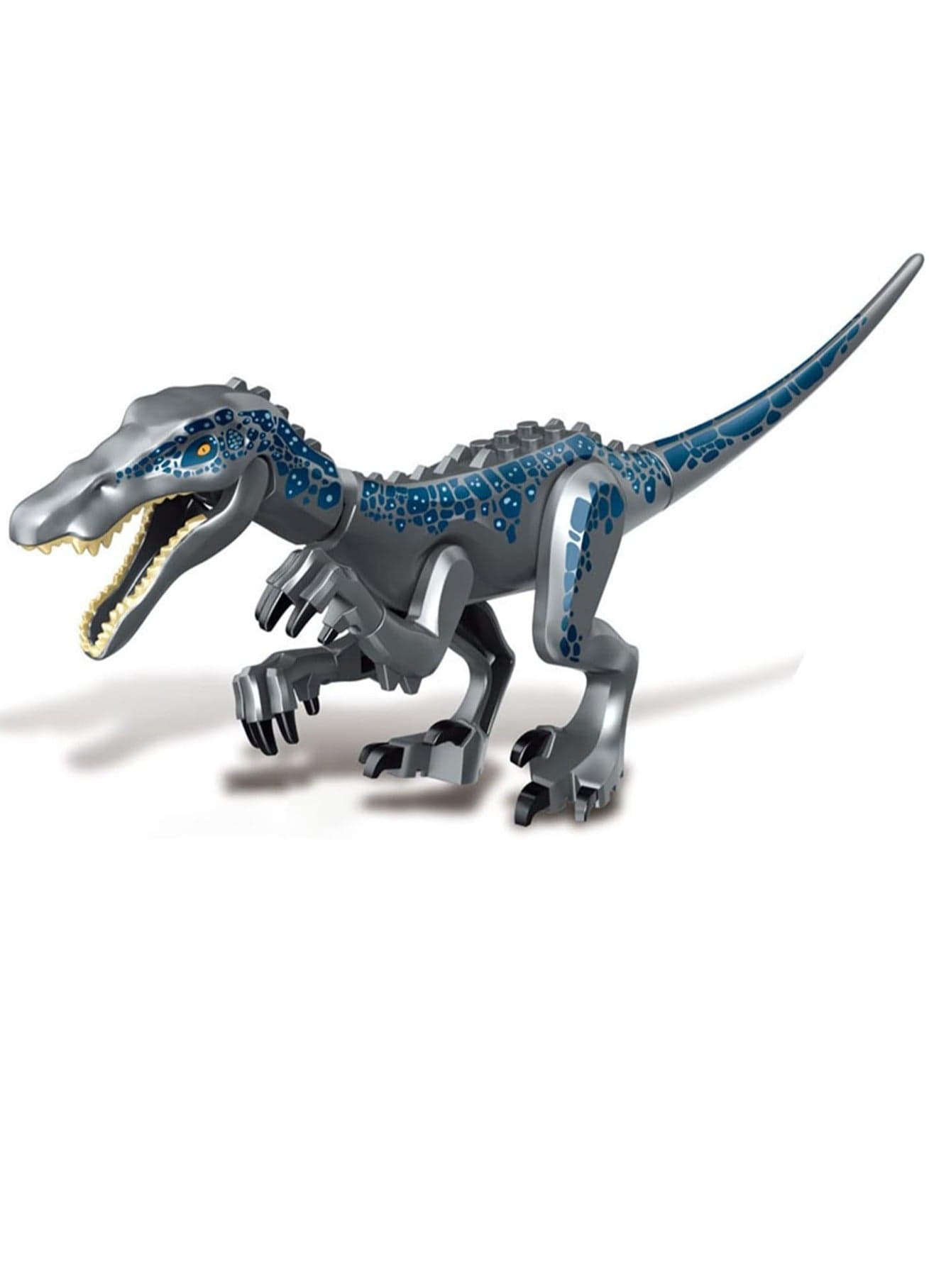 1 Jurassic Large Dinosaur Building Blocks Tyrannosaurus Rex Quetzalcoatlus Spinosaurus Activity Model Children'S Toy (Baryonyx 11 Inches)