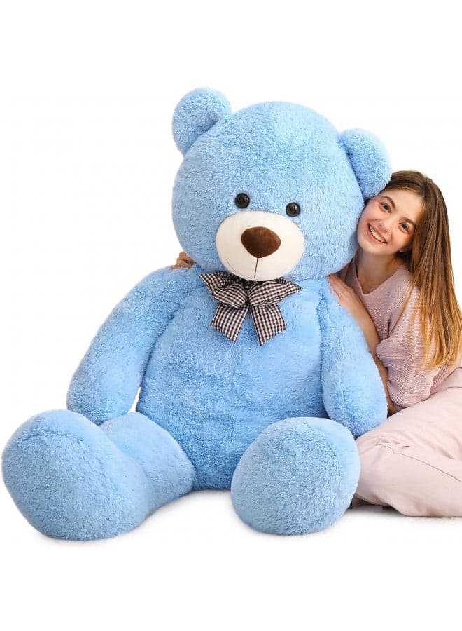 MaoGoLan Large Blue Teddy Bear Jumbo Bear 55 inch Oversize Huge Stuffed Animal for Boys and Girls