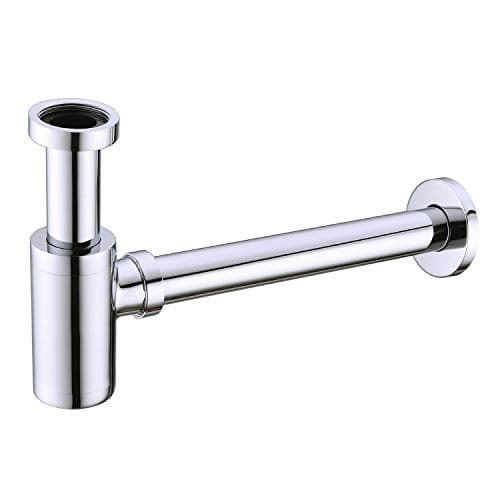 BESTILL Bottle P Trap Drain Kit for Bathroom Basin Sink, Chrome