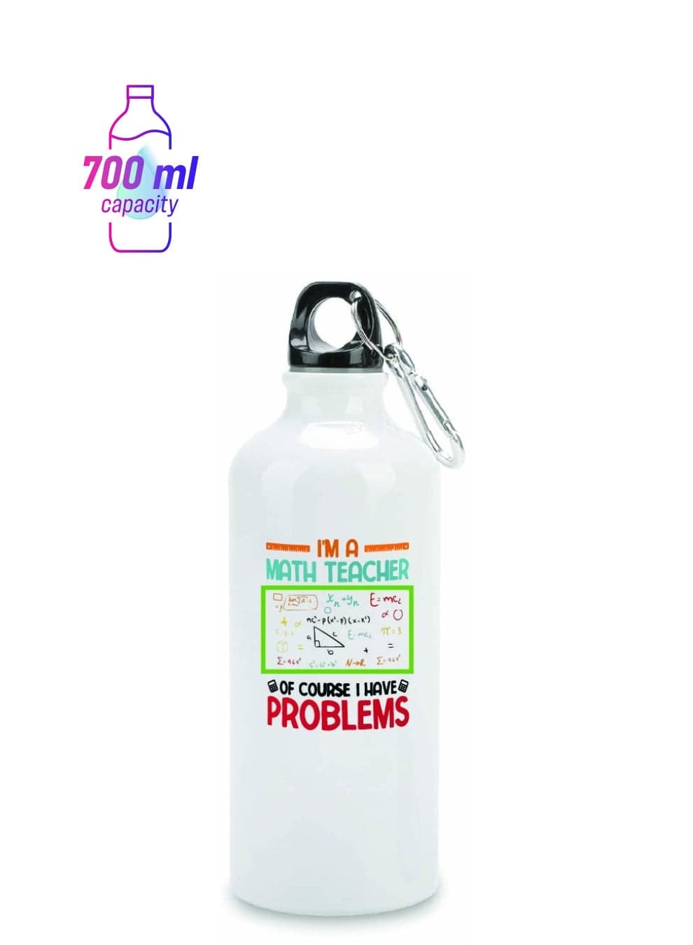 World Teachers' Day Gift-Stylish Aluminum Water Bottle Flask-Teacher Appreciation Flask 700ml-Gifts For your Teachers-Teacher Gifts-Celebrate World Teachers' Day