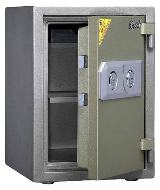 Galaxy Design Security Safe Locker Stainless Steel - Olive Green 2 Keys With 1 Tray