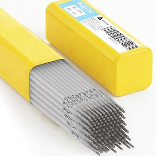 Runtoo E6013 Welding Rod 332 1lb Welding Rods Carbon Steel Welding Sticks Electrodes ARC Welding Machine Stick Welder Rods