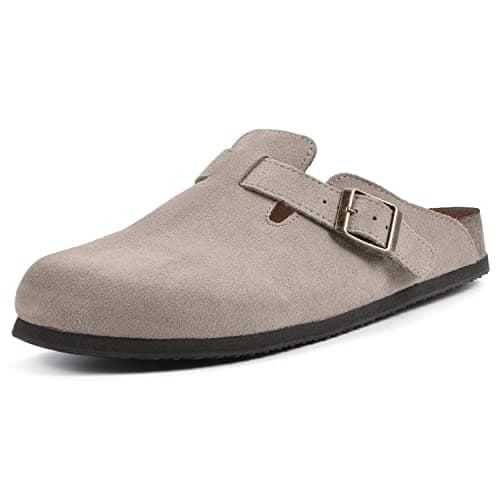 WHITE MOUNTAIN Womens Bari Footbed Sandal TaupeSuede 7 M