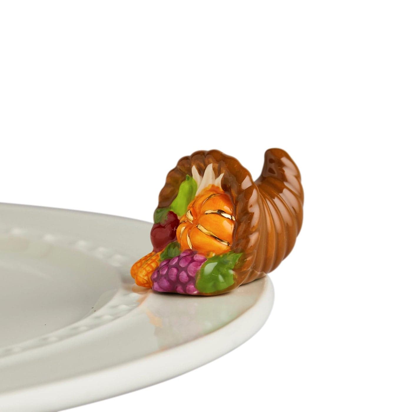 Nora Fleming Autumns Bounty HandPainted Ceramic Thanksgiving Decor Fall Minis for The Home and Office