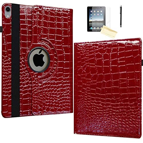 JYtrend Case for iPad Air 3rd 10.5, Rotating Stand Smart Magnetic Auto Wake Up/Sleep Cover for 2019 iPad Air 10.5 - A2152 A2153 A2154 A2123 MUUJ2LL/A MUUQ2LL/A MV1G2LL/A MV152LL/A (Crocodile)