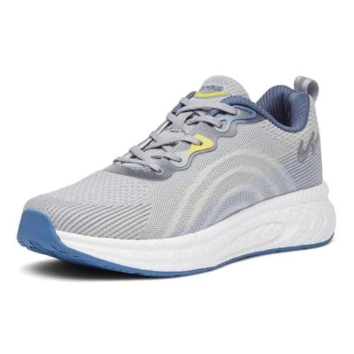 Campus Men's Hype PRO Running Shoes L.Gry/LMN - 6UK/India