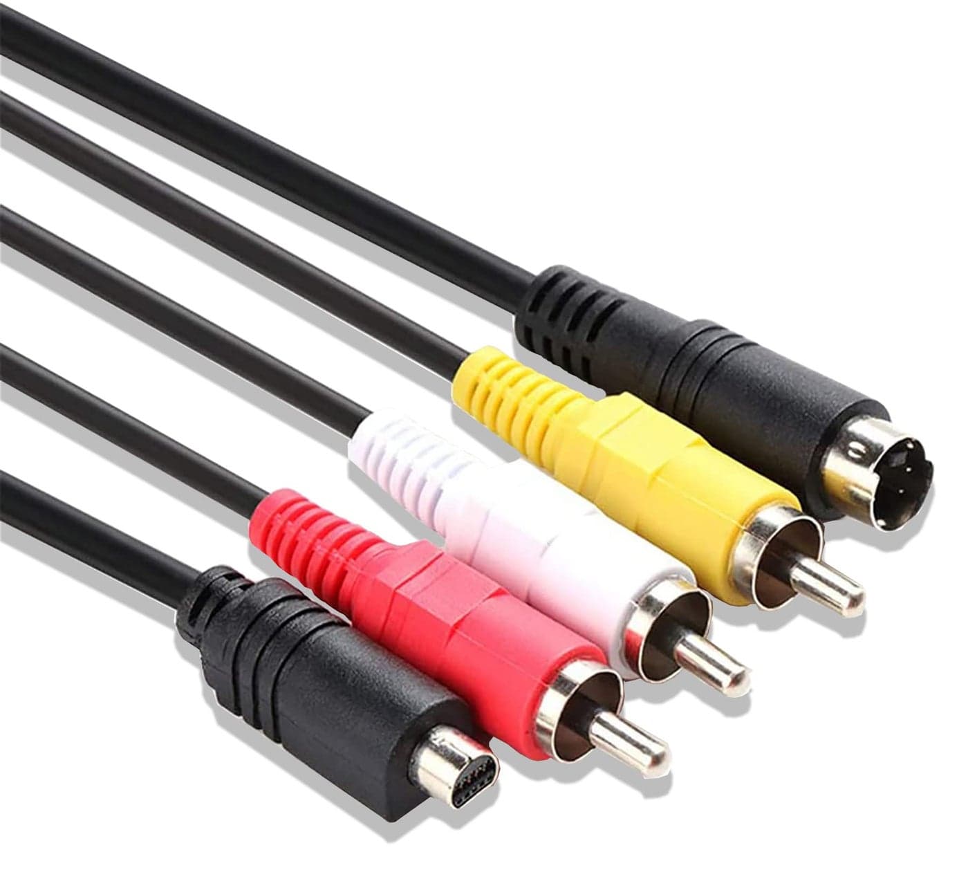 VMC-15FS VMC Audio Video Cable,AV to RCA Cable Cord Wire Compatible with Sony Handycam Camcorder Camera DCR-SR90/ DPP-EX50/ HDR-CX7/ HDR-FX7/ DCR hc20 and Other Cameras with 10-pin(1.5m)