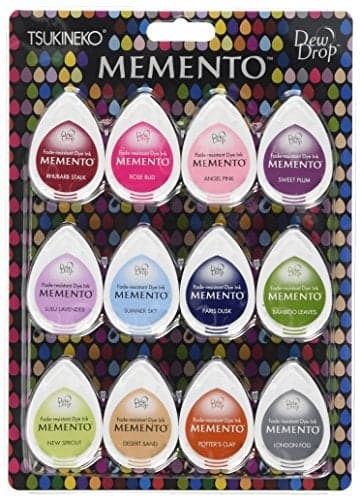 Tsukineko "Sorbet Scoop Momento Inkpad Set-Pack of 12