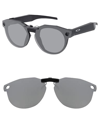 HILEEN Polarized Clip-on Sunglasses for Oakley Meta HSTN OW8002 51mm for Men Women UV Protection-Silver