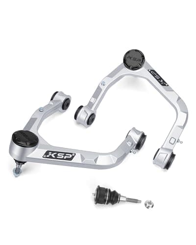 KSP Upper Control Arms for 2-4" Lift fit 19-25 Silverado Sierra 1500,Forged Aluminum UCA with OE Style Rubber Bushing fit for Chevy GMC New Model,Aftermarket Control Arm With 3pcs Greasable ball Joint