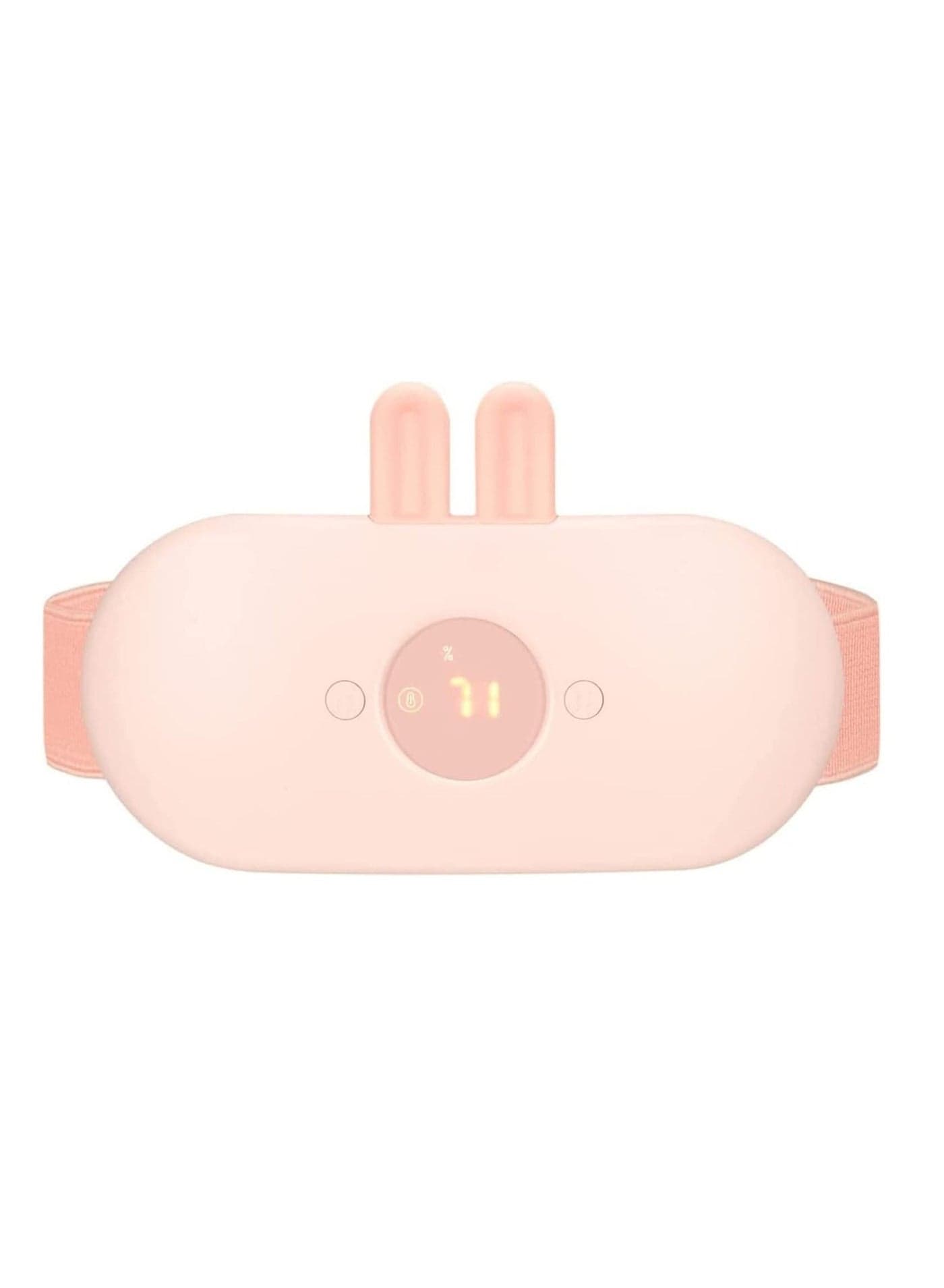 Portable Heating Pad, Electric USB Pads for Cramps Cordless Heated Waist Belt with 3 Heat Levels 5 Vibration Massage Modes, Belly and Back Menstrual Design Period Women (Pink)