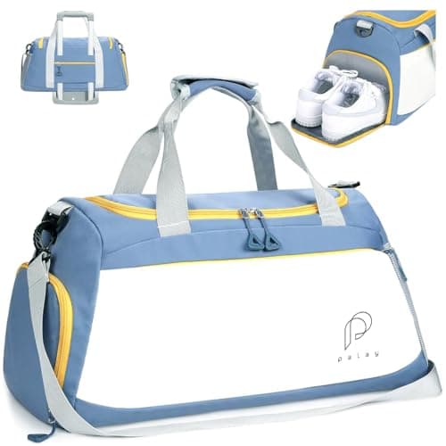PALAY® Travel Bags for Luggage Muti- Pocket Sports Duffle Bags for Women with Wet Pocket & Shoe Compartment Weekender Overnight Gym Bags for Women