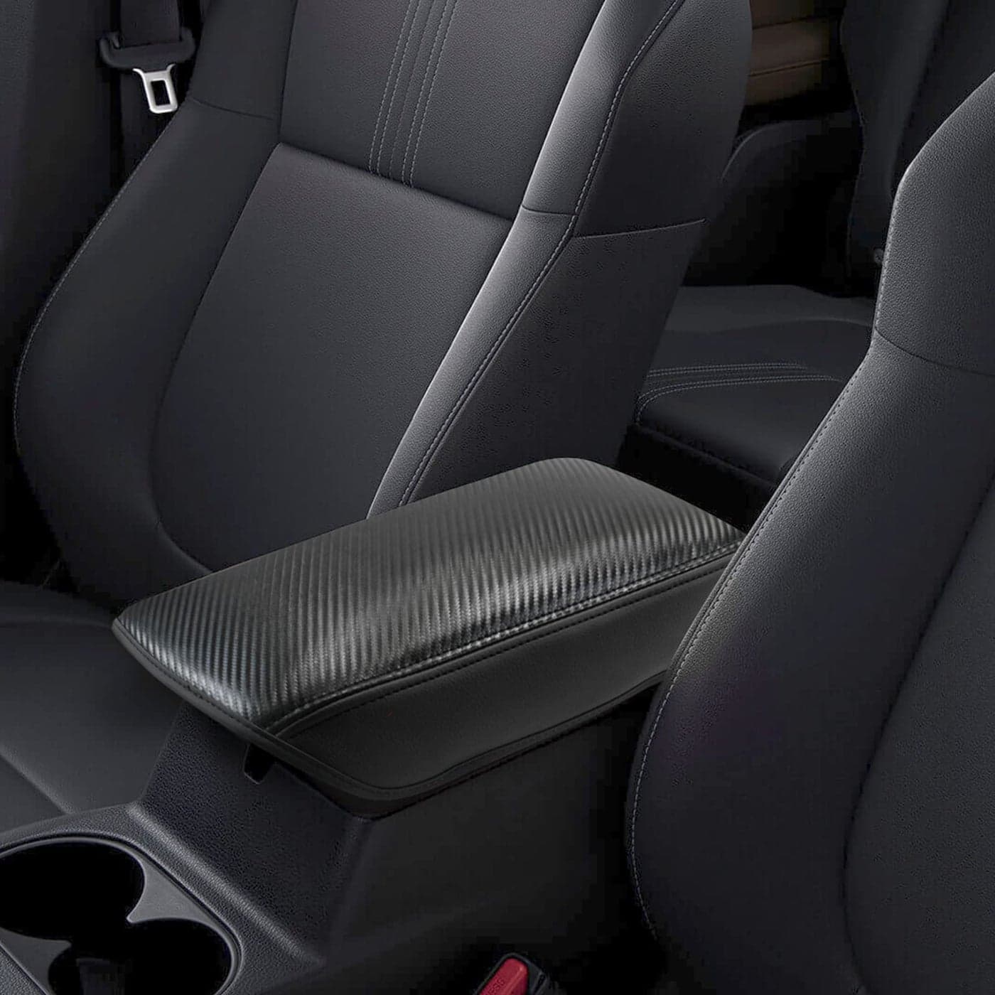 SXCY Fit for 2023 2024 Mitsubishi Outlander Armrest Cover FIT for 2022 2023 Outlander Center Console Cover for 2023 2024 Outlander Middle Console Cover for 2024 Outlander Black Microfiber Leather