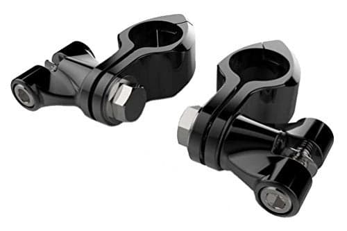 Ciro 60022 Standard Engine Guard Highway Peg Mount Kit Black For All 114