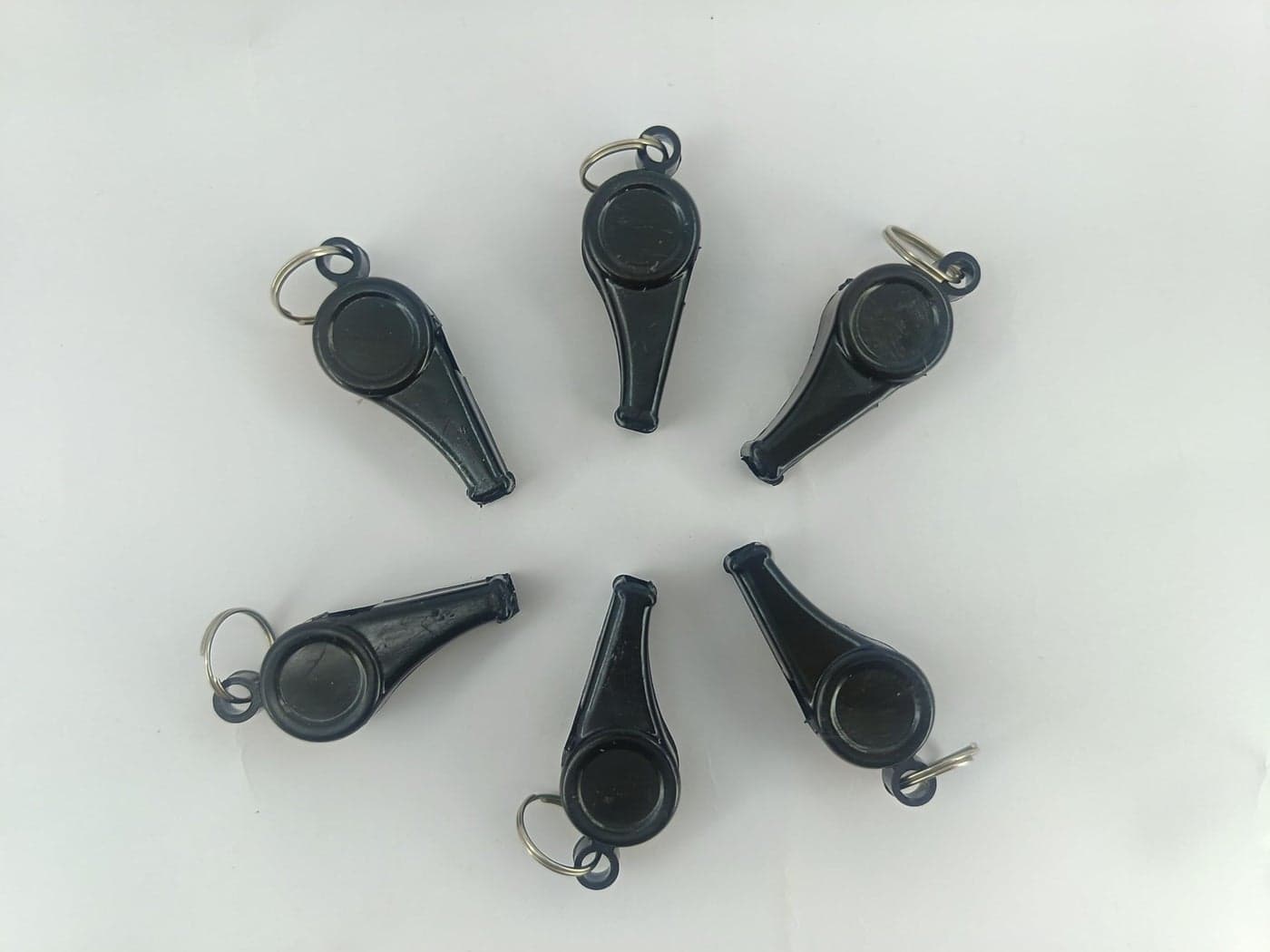 advancedestore Whistle, Loud Plastic Whistle for Referees Coaches Lifeguards Survival Emergency Football Basketball Soccer Hockey (Set of 6)
