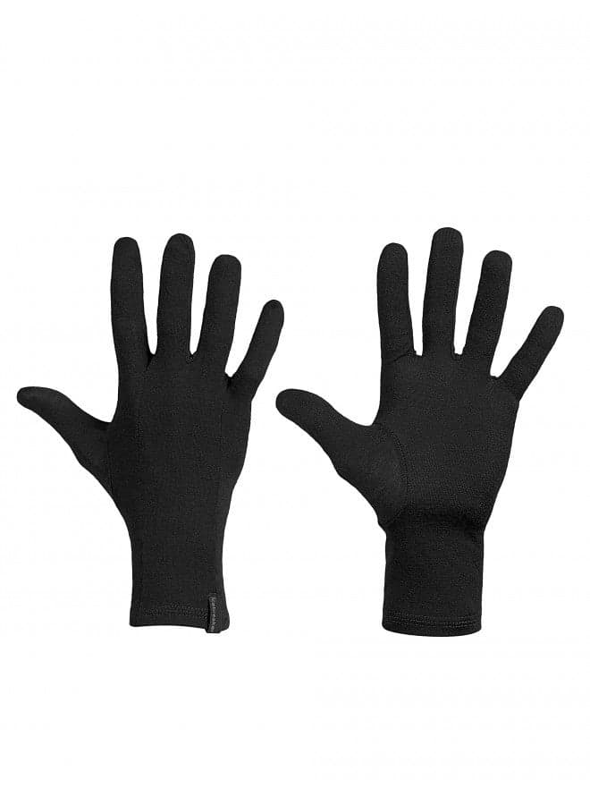 Icebreaker Merino 200 Oasis Merino Wool Glove Liners - Black - Medium