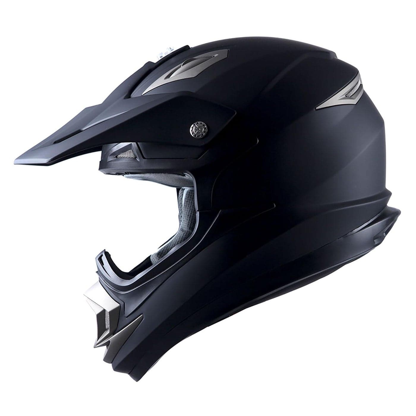 1Storm Adult Motocross Helmet Off Road MX BMX ATV Dirt Bike Mechanic HGXP14B Matt Black