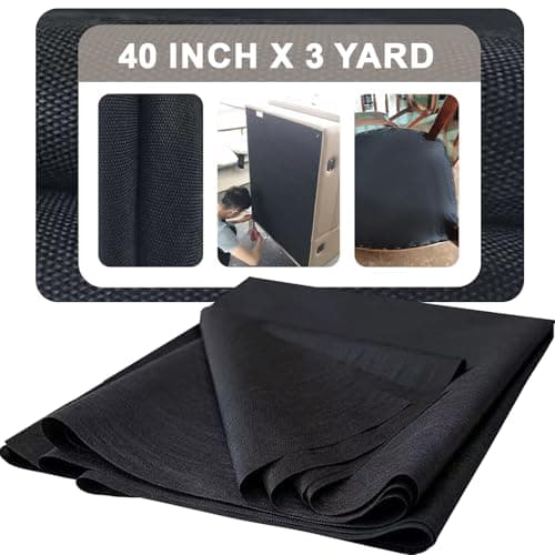 Upholstery Cambric Dust Cover Fabric 40 Inch x 3 Yard Fabric Replacement for Underside of Mattress Box Spring or Foundation Bottom Cloth Nonwoven Dust Cover for Chairs