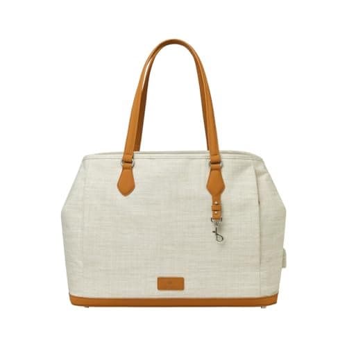 Nordace Siena Pro Tote Grande Spacious 15 Inch Laptop Work Tote Bag for Everyday Travel Beige