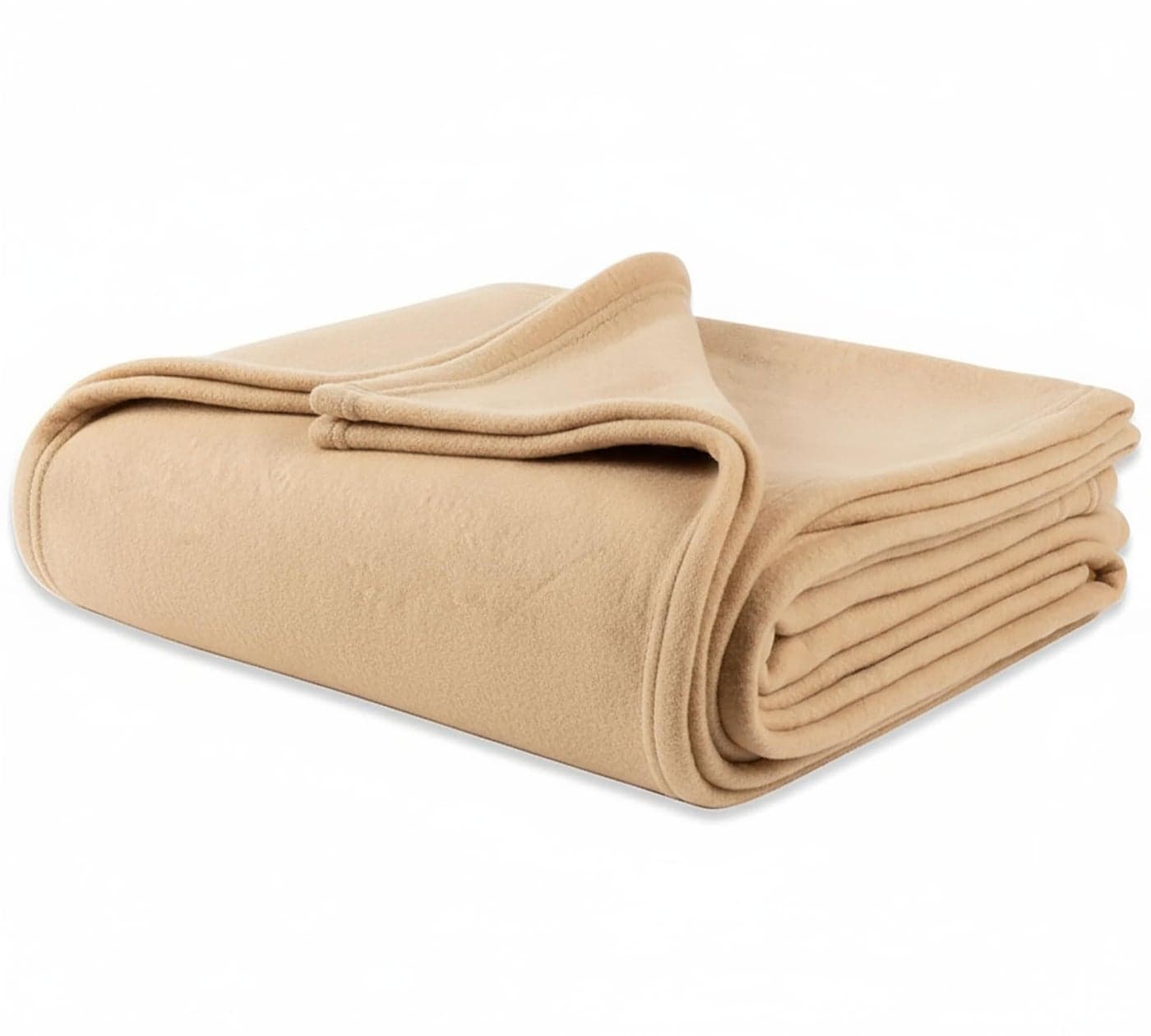 STARNSTYLE 300 TC All Season Solid/Plain Lightweight Polar Fleece Single Bed Blanket (152 x 230 cm) Gold Blanket SingleIV5