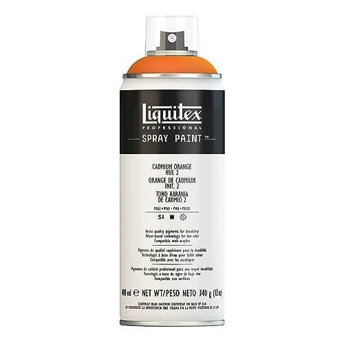 Liquitex Professional Spray Paint, 12-oz (400ml), Cad Orange Hue 2