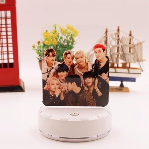 YJYP Night Light Felix Bangchan Hyunjin Colorful Acrylic LED Nightstand Lamp