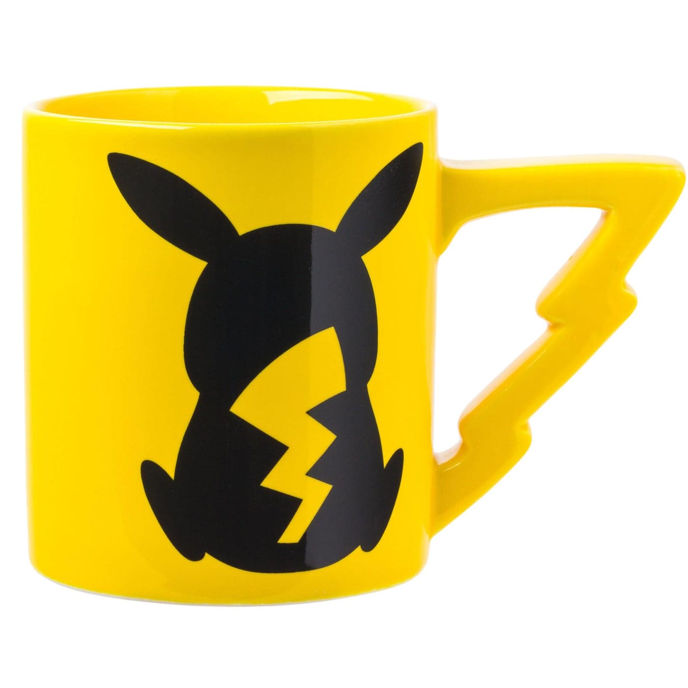 Silver Buffalo Pokmon Pikachu with Lightening Bolt Sculpted Handle Ceramic Mug 20Ounces