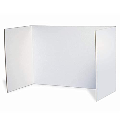 Pacon Privacy Boards, White, 48" x 16", 4 Boards (3782)
