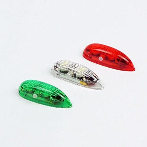 Viloga 3PCSSet LED Light Kit for RC Plane Jet Airplane Aircraft Fix Wing Quadcopter Rechargeable Red Green White LED Flashing Lights Super Bright Little Light for Safe Dusk Flight