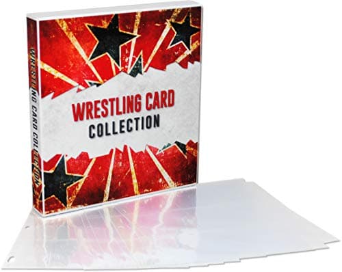 UniKeep WWE WrestleMania Themed Collectible Card Storage Binder Comes With 20 Card Pages