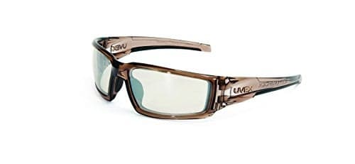 Honeywell Uvex Hypershock Safety Glasses Brown Frame with SCTReflect 50 Lens AntiScratch Hardcoat S2963