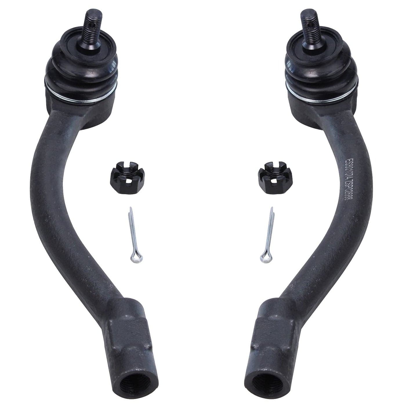 Detroit Axle Front Tie Rods for Hyundai Elantra Coupe GT Veloster Kia Soul EV 2 Outer Tie Rod Ends Set Replacement