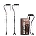 YOKABOZE Canes for Women Men Folding Cane for Stability Adjustable Walking Cane for Seniors Lightweight Collapsible Walking Sticks with NonSlip Base Offset Handle Purple Glory