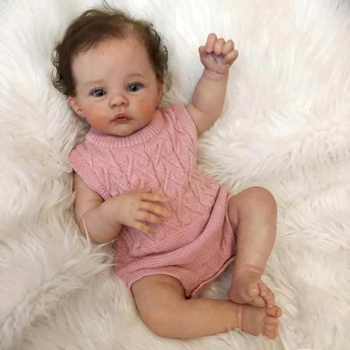 Zero Pam Reborn Baby Dolls18inch Reborn Baby Dolls Silicone Full BodyRealistic Babys Girl Newborn DollLife Like Babies That Look Real Silicone Babys Doll GirlsReal Life Babies with Accessories