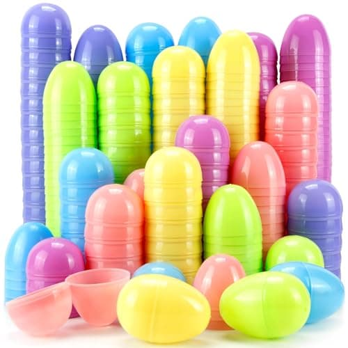 OCTERIC 180Pcs Easter Eggs 23 Fillable Pastel Colors Plastic Easter Eggs Empty for Easter Hunt Easter Basket Stuffers Party Favor Classroom Prize Supplies
