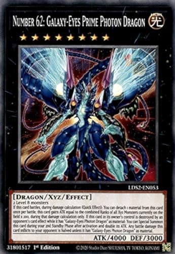 Number 62 GalaxyEyes Prime Photon Dragon LDS2EN053 Common 1st Edition