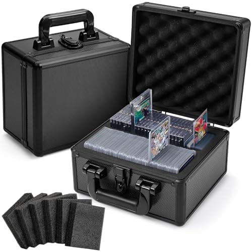 FunGuys TopLoader Storage Box - Holds 400+ Trading Cards, One Touch Card Holder