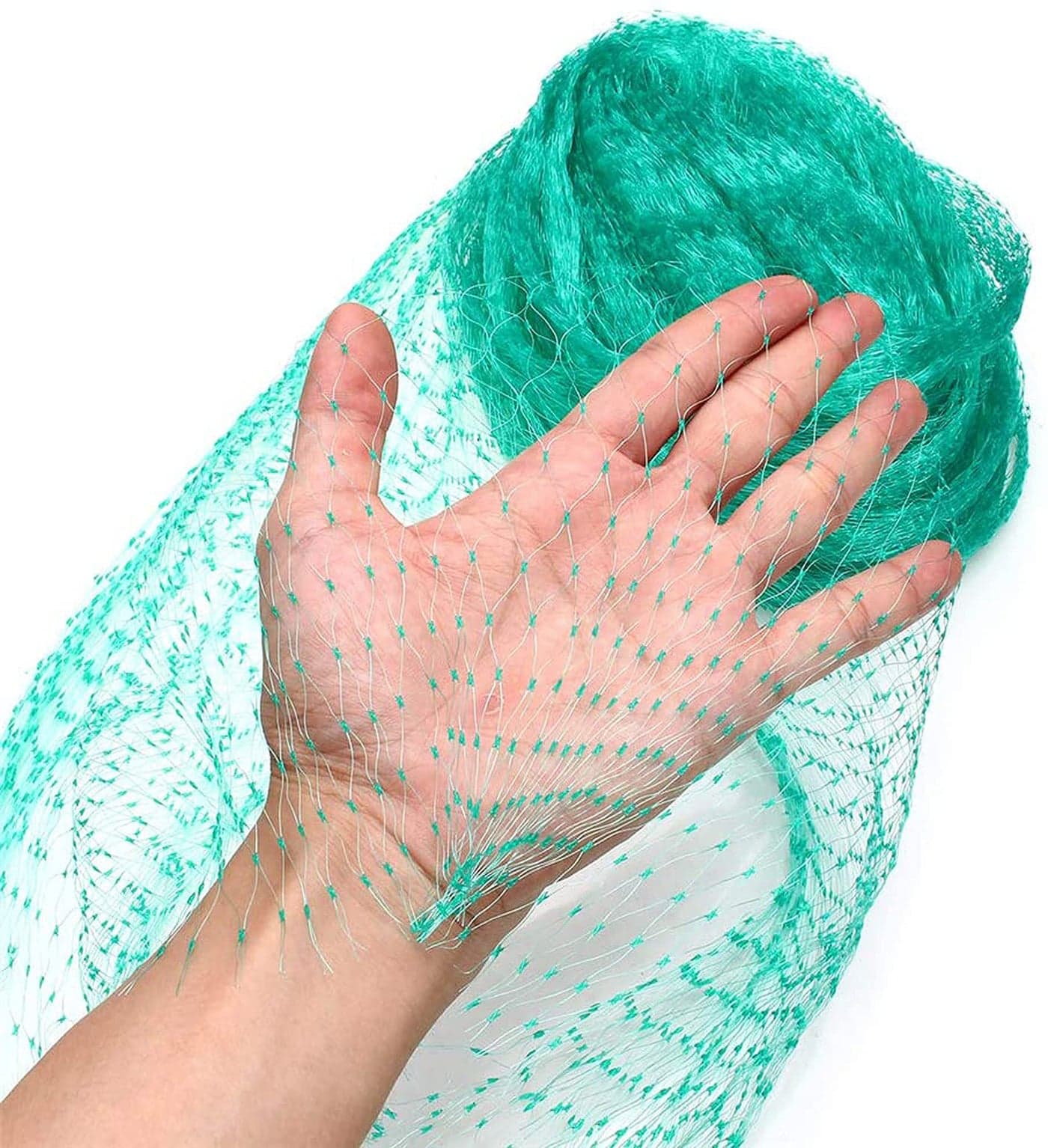 Anti Bird Agro Net Bird Fencing Net Protect Fruit & Vegetable from Birds Garden Plant Netting/Fruit Tree Netting (Green) 50 x 10 FT, 500 Sq Ft.