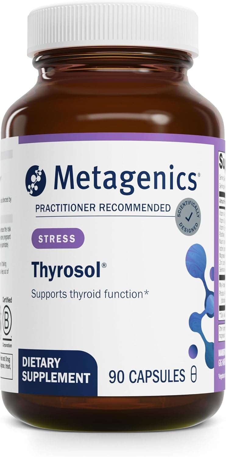 Metagenics Thyrosol Vitamin and Mineral Supplement to Support Healthy Thyroid Function and Stress Related Fatigue 90 Capsules