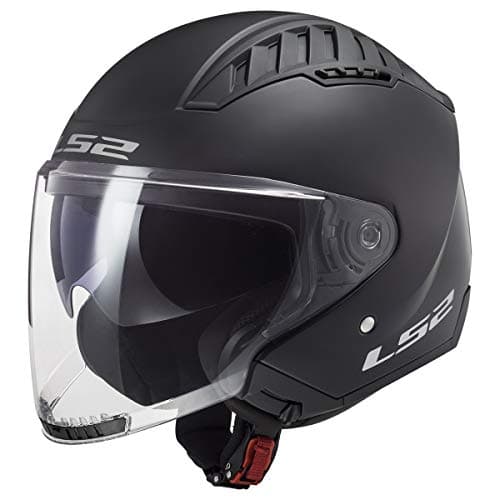 LS2 Helmets Copter Open Face Helmet (Matte Black - Large)