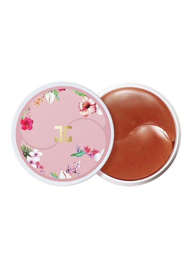 60-Piece Roselle Tea Eye Gel Patch Set Brown
