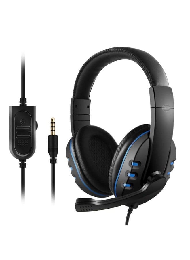 3.5mm Wired Gaming Headphones Over Ear Game Headset Noise Canceling Earphone with Microphone Volume Control for Pc Laptop Ps4 Smart Phone