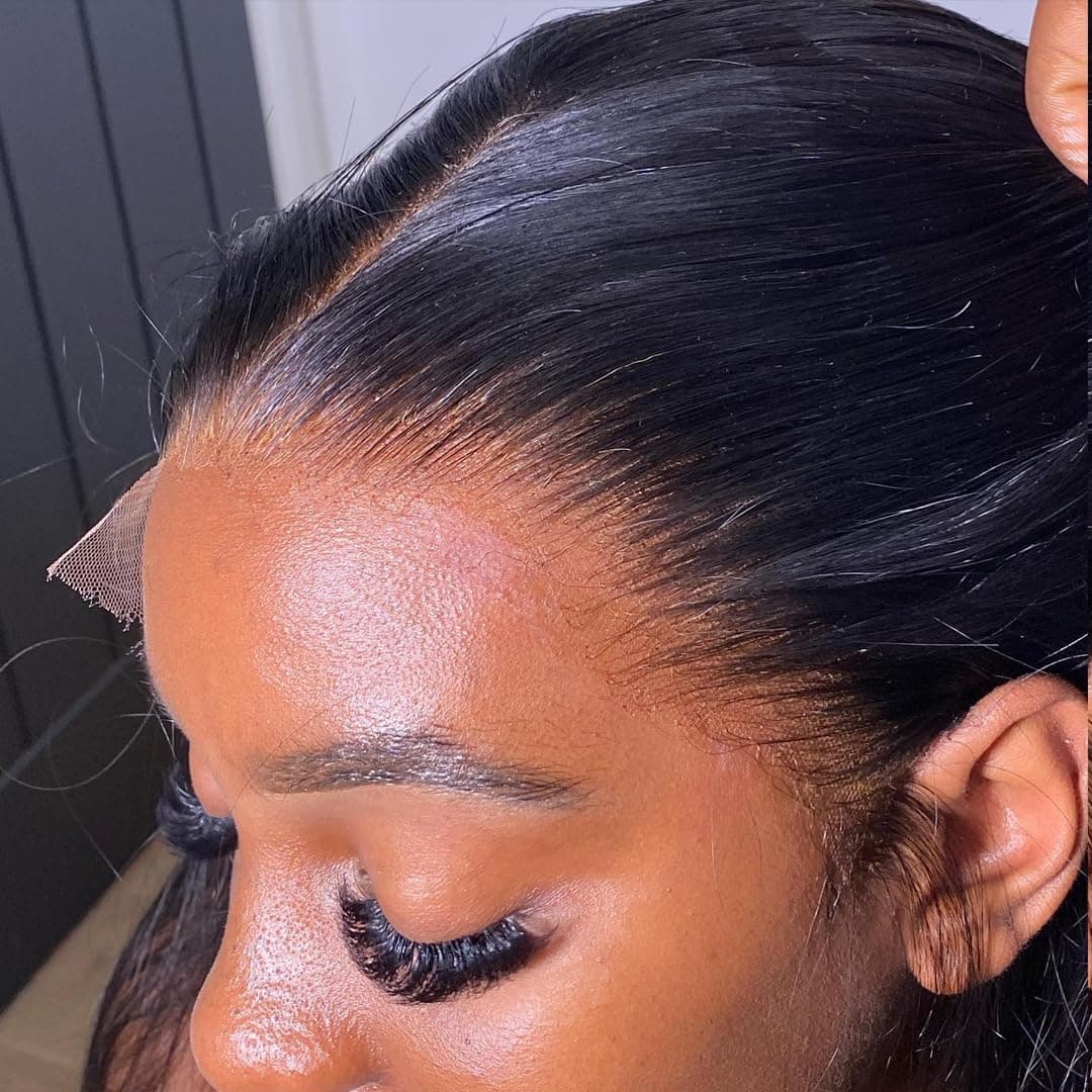 BEEOS 13x4 SKINLIKE Real HD Lace Frontal Only 010mm Ultrathin Invisible HD Lace Vivid Preplucked Hairline Bleached Knots Straight Human Hair 18 Inch