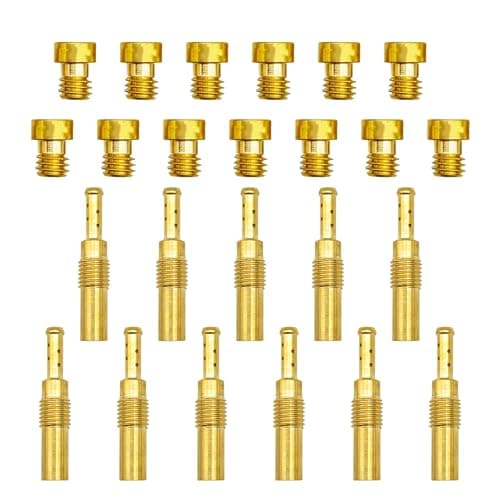 YGQ 24Pcs Carburetor Main Pilot Jet Kit for Nibbi PWK Keihin Honda CVK Yamaha OKO GY6 PWM PE FCR-MX PJ 99101-393 N424-21