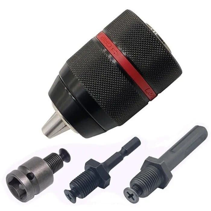 Ratchet Drill Chuck Self-Locking Chuck 10 Mm3/8 13 Mm1/2 Adapter Chuck With Connecting Rod